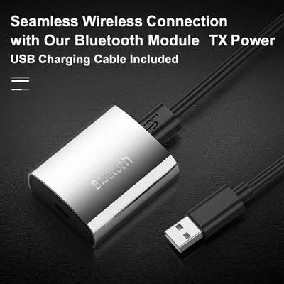 Беспроводное беспроводное соединение с нашим модулем Bluetooth 8 дБм TX Power USB зарядный кабель включен