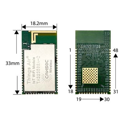 модуль TA3235SA-C модуля CC3235 5Ghz Wifi 16.5dBm 1uA IoT Wifi