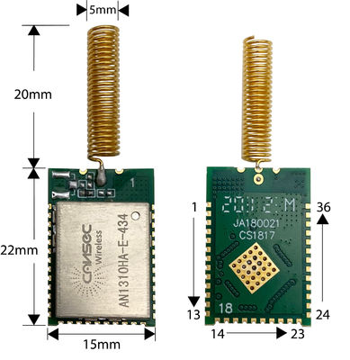 модуль ti RF Soc модуля 13dBm 1uA Cc1310 Lora 868mhz беспроводной
